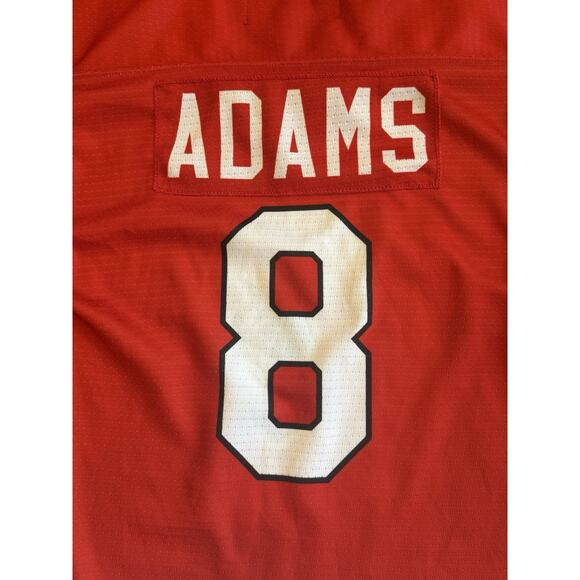 NCAA Boston University Terriers Red Hockey Jersey #8 Adam’s Size Small - Picture 8 of 9